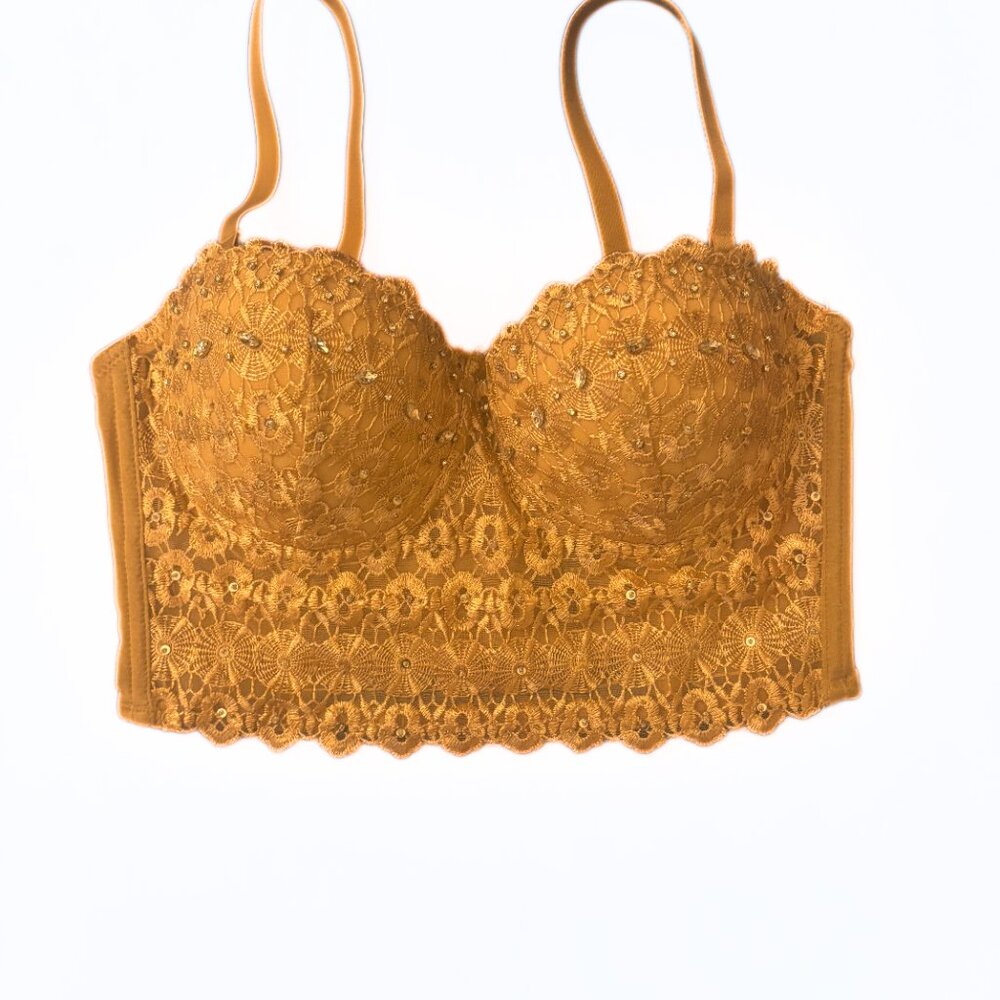 Windsor Bejeweled Bralette Tank Top
